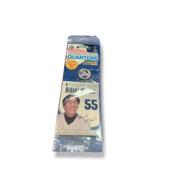 New Legend Hideki Matsui USA Colorized Statehood Quarter MLB Signature Series - Picture 1 of 7